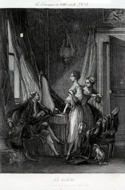 Die Toilette, 1771 von Pierre Antoine Baudouin